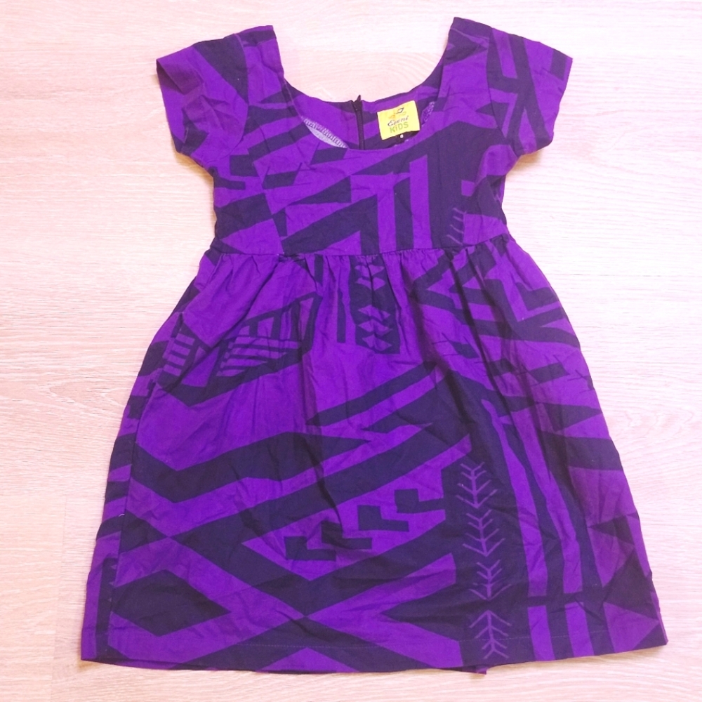 Eveni Pacific Midi Dress Purple Kids Dress Size 8